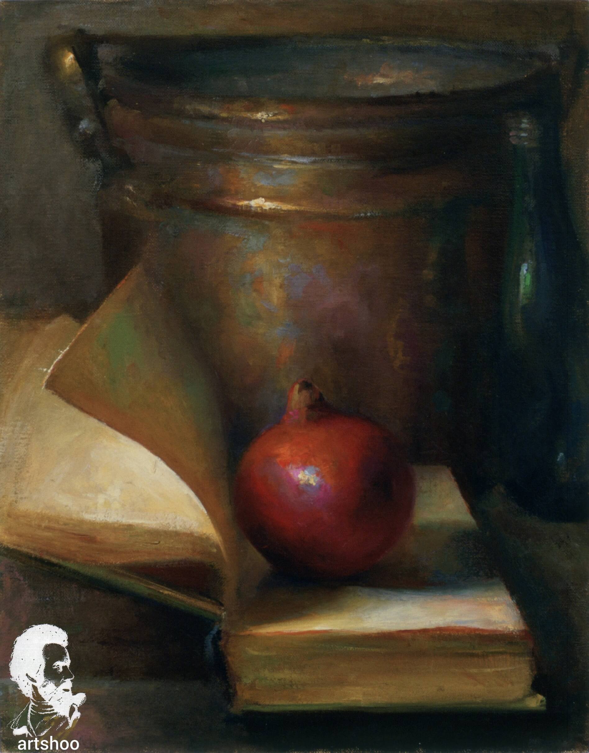 آموزش نقاشی رنگ روغن